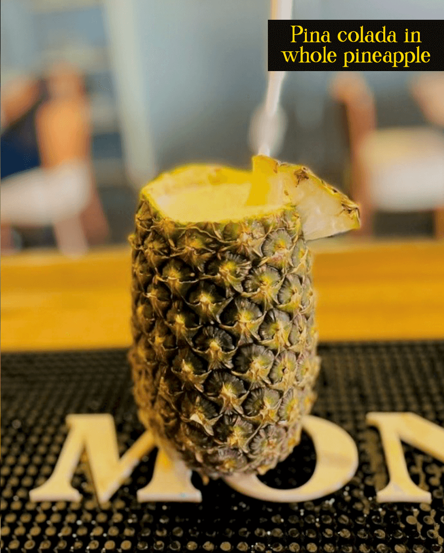 PINA COLADA IN A WHOLE PINEAPPLE